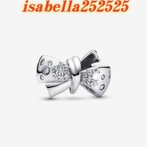 Pandora Sparkling Bow Charm|Pendant